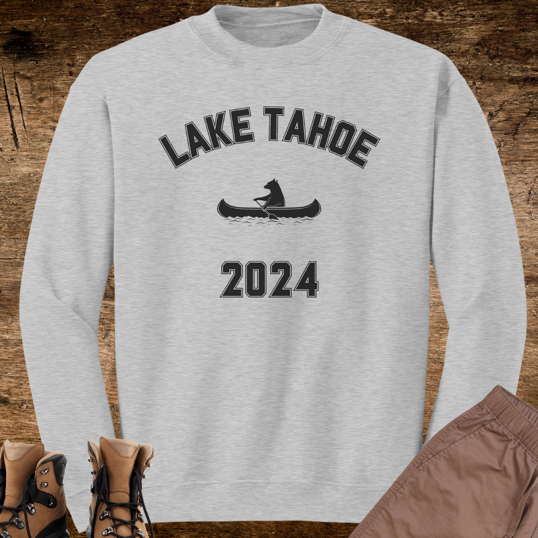 Lake Tahoe Custom Sweatshirt, Lake Tahoe Unisex Crewneck Sweater, Lake Tahoe Vacation Gift, College Sweatshirt, Matching Group Shirts