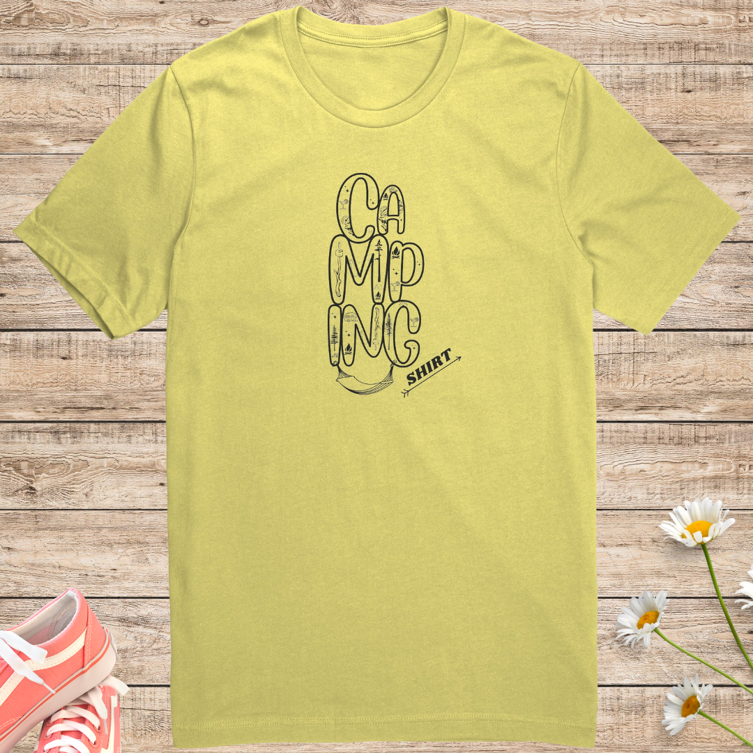 Camping Shirt, Hiking Shirt, Outdoorsy TShirt, RV Shirt, Caravan Shirt, Car Camping Shirt, Hummock Camp Shirt, Pine Tree Shirt, Gift for Camp Lover