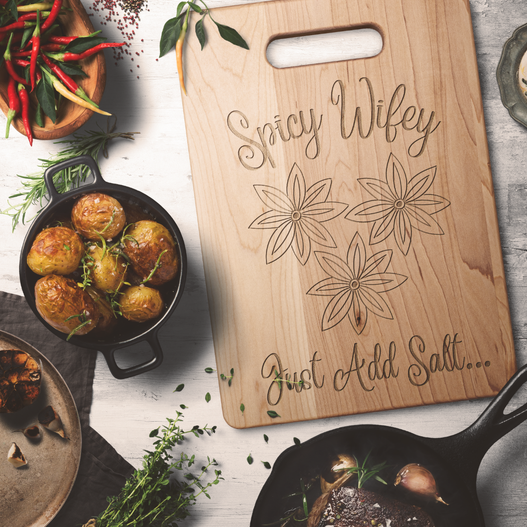 Wifey Collection, Funny Kitchenware, Cinnamon Spice Kitchen Decor, House-warming Gift, New Home Gift, Mother's Day Gift