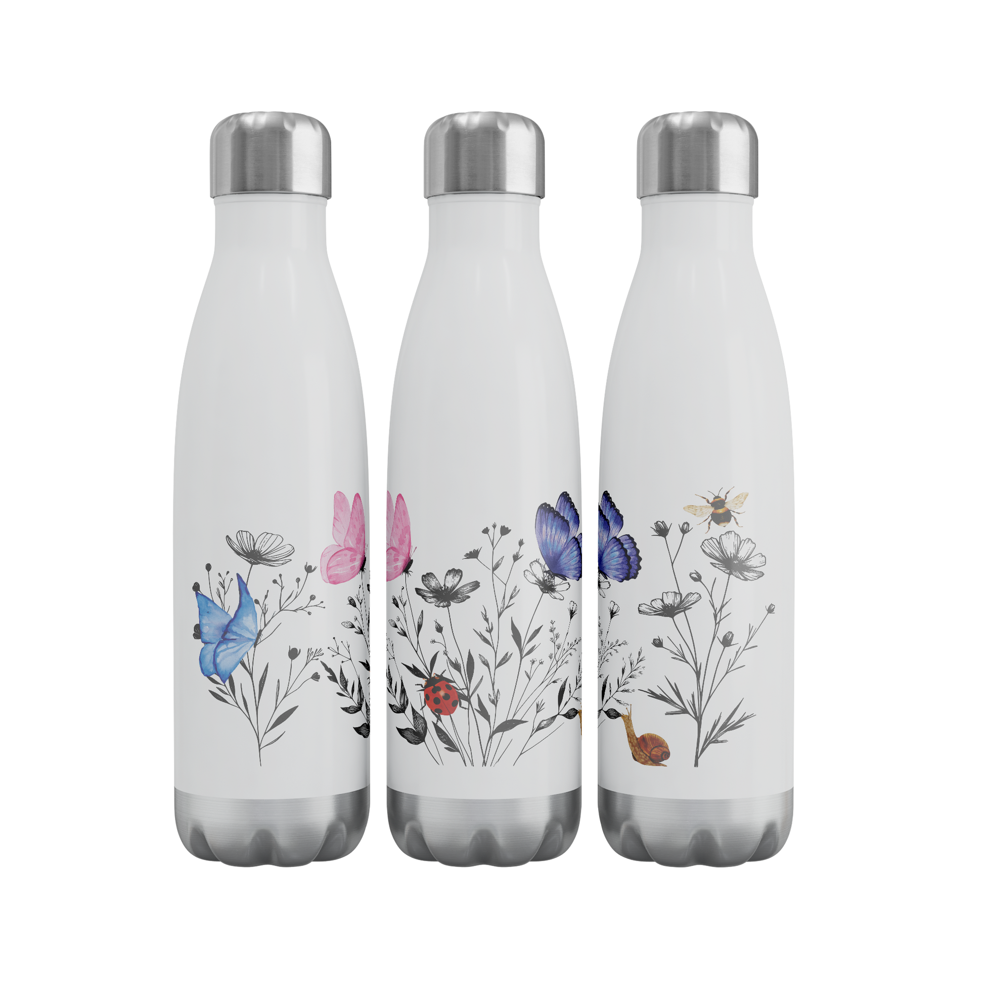 Nature_Lover_Water_Bottle_Wildflowers_L_WaterBottle_3Bottles_Row_Mockup.png