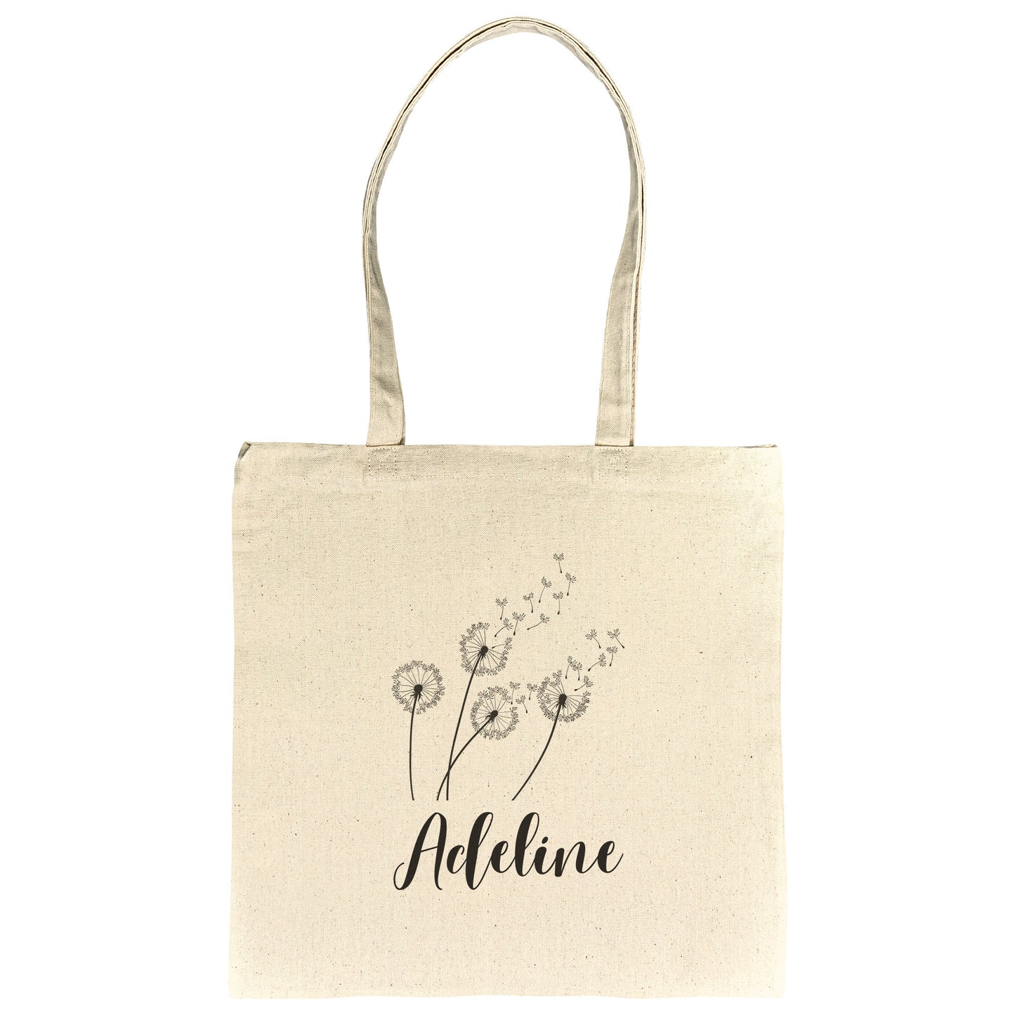 Personalized Name Tote Bag, Recycled Tote Bag, Custom Bridesmaid Tote Bag, Flower Tote Bag, Eco Friendly Beach Bag, Personalized Gift for Her