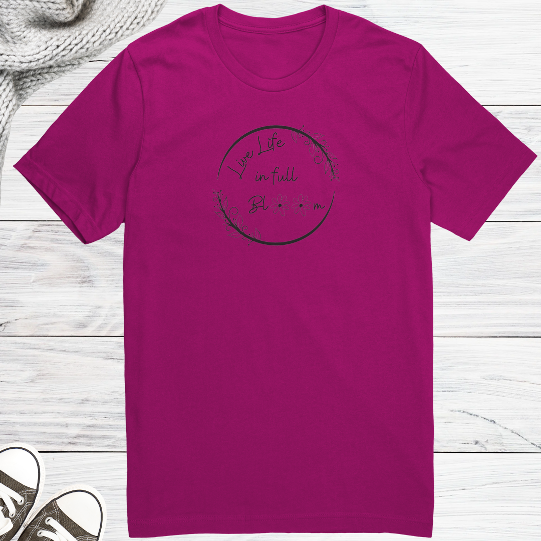 Daisy Floral Shirt, Positive Affirmation Happy Tshirt, Daisy Flower Bloom Shirt, Cute Oversized Unisex TShirt, Gift for Her