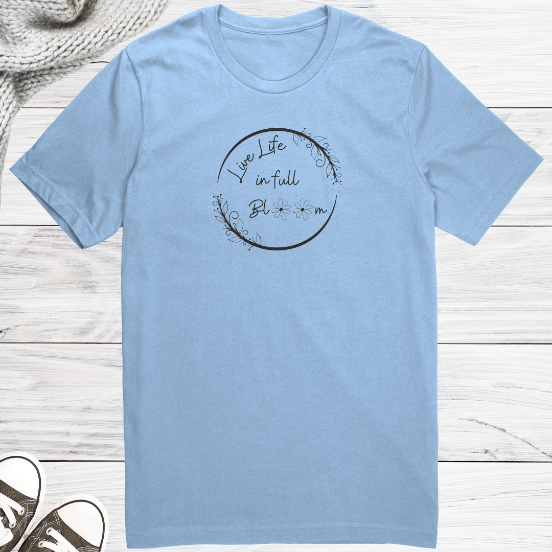 Daisy Floral Shirt, Positive Affirmation Happy Tshirt, Daisy Flower Bloom Shirt, Cute Oversized Unisex TShirt, Gift for Her