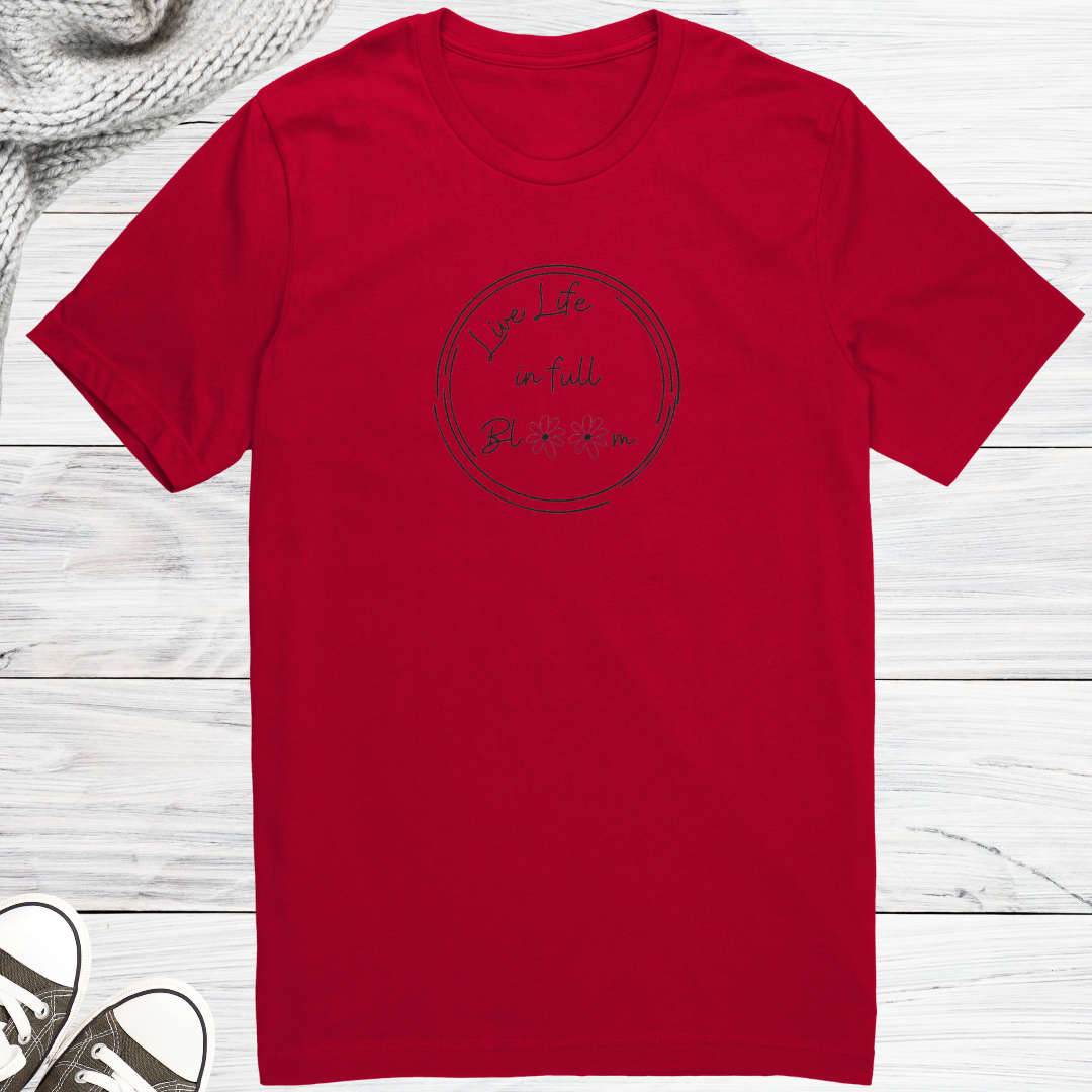 Wildflower Daisy Tshirt, Floral Tee, Flower Shirt, Happy Motivational Clothing, Inspired Shirt, Gift for Daisy Lover, Gift for Her