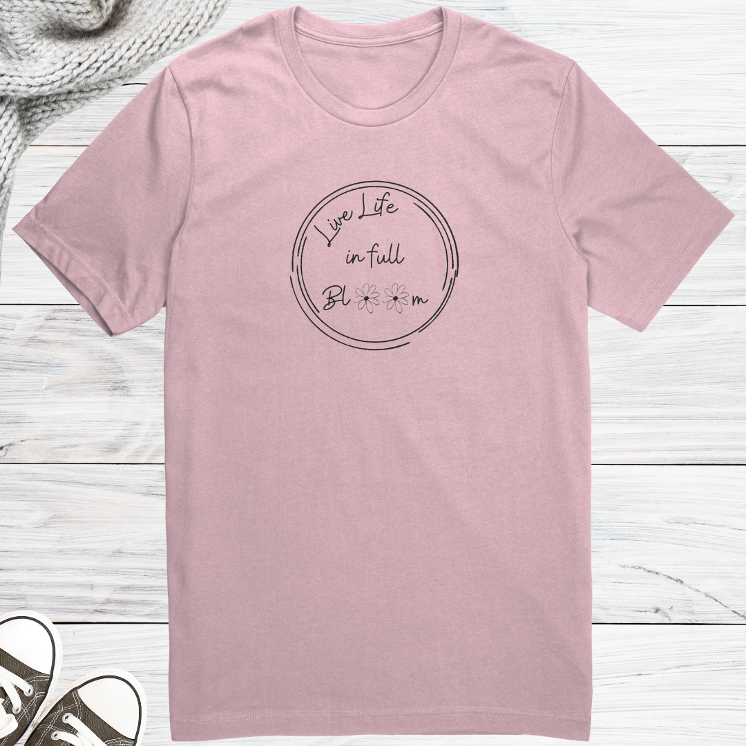 Wildflower Daisy Tshirt, Floral Tee, Flower Shirt, Happy Motivational Clothing, Inspired Shirt, Gift for Daisy Lover, Gift for Her