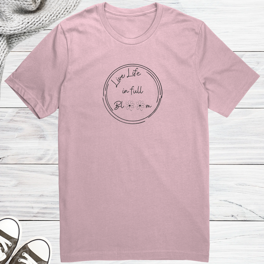 Wildflower Daisy Tshirt, Floral Tee, Flower Shirt, Happy Motivational Clothing, Inspired Shirt, Gift for Daisy Lover, Gift for Her