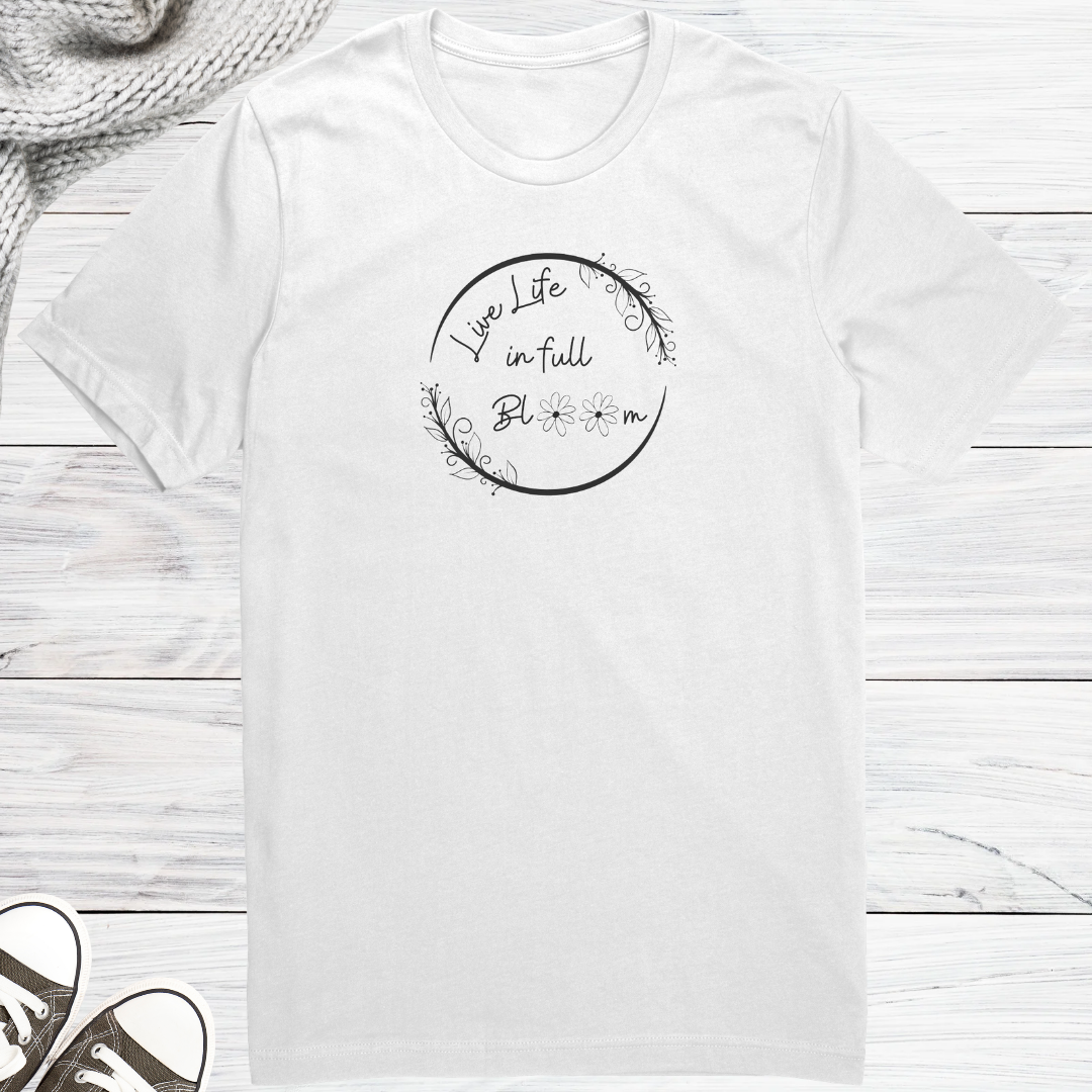 Daisy Floral Shirt, Positive Affirmation Happy Tshirt, Daisy Flower Bloom Shirt, Cute Oversized Unisex TShirt, Gift for Her