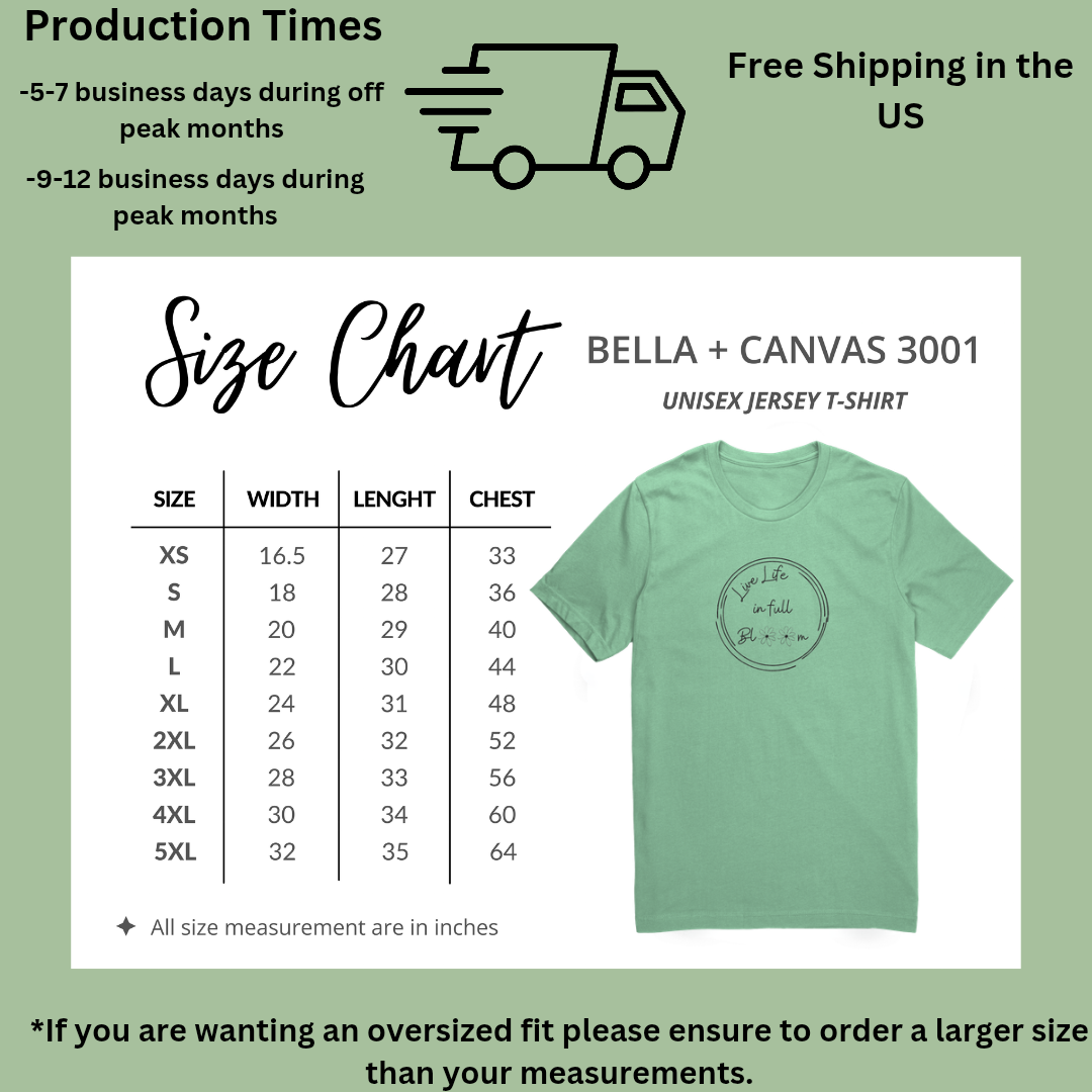 Wildflower Daisy Tshirt, Floral Tee, Flower Shirt, Happy Motivational Clothing, Inspired Shirt, Gift for Daisy Lover, Gift for Her