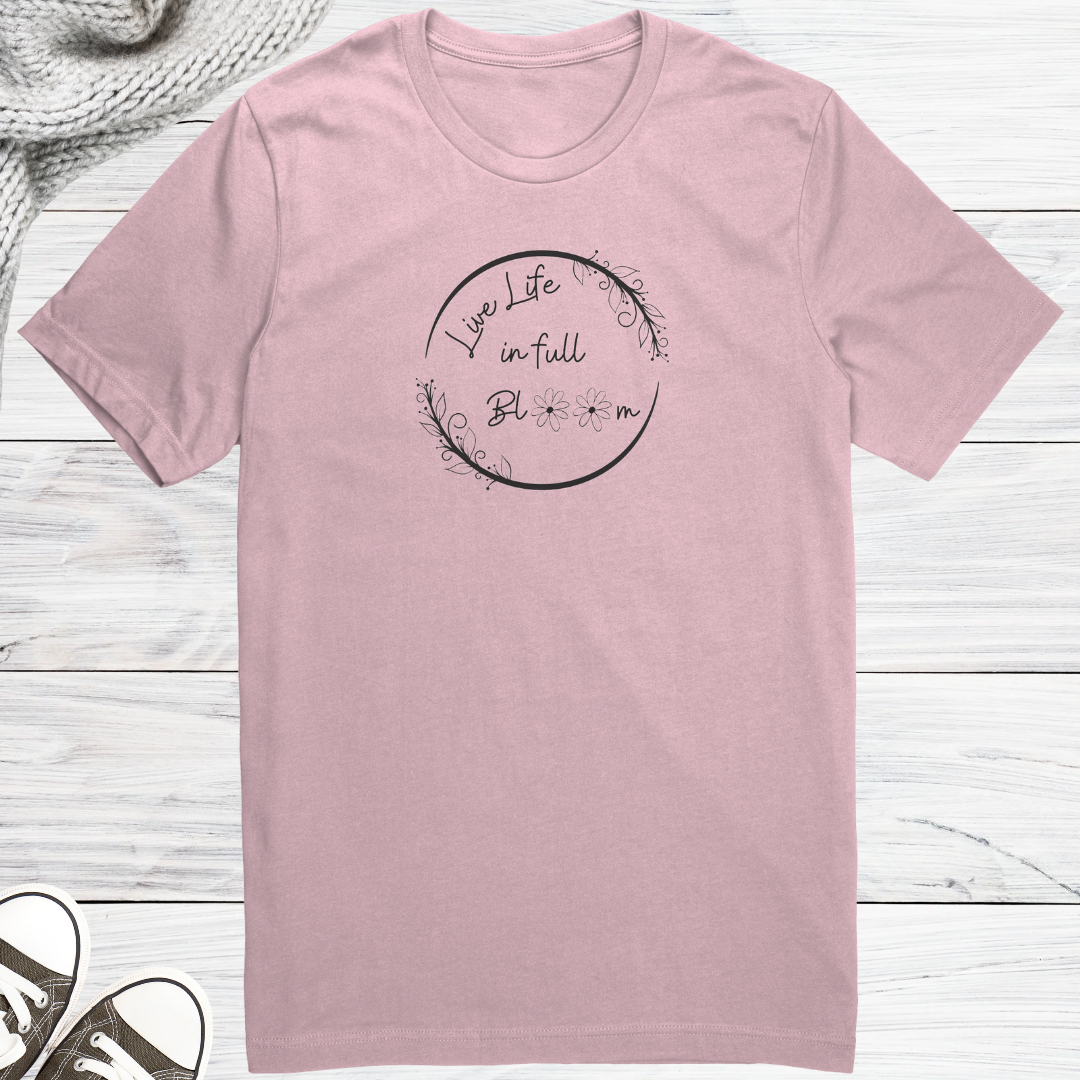 Daisy Floral Shirt, Positive Affirmation Happy Tshirt, Daisy Flower Bloom Shirt, Cute Oversized Unisex TShirt, Gift for Her