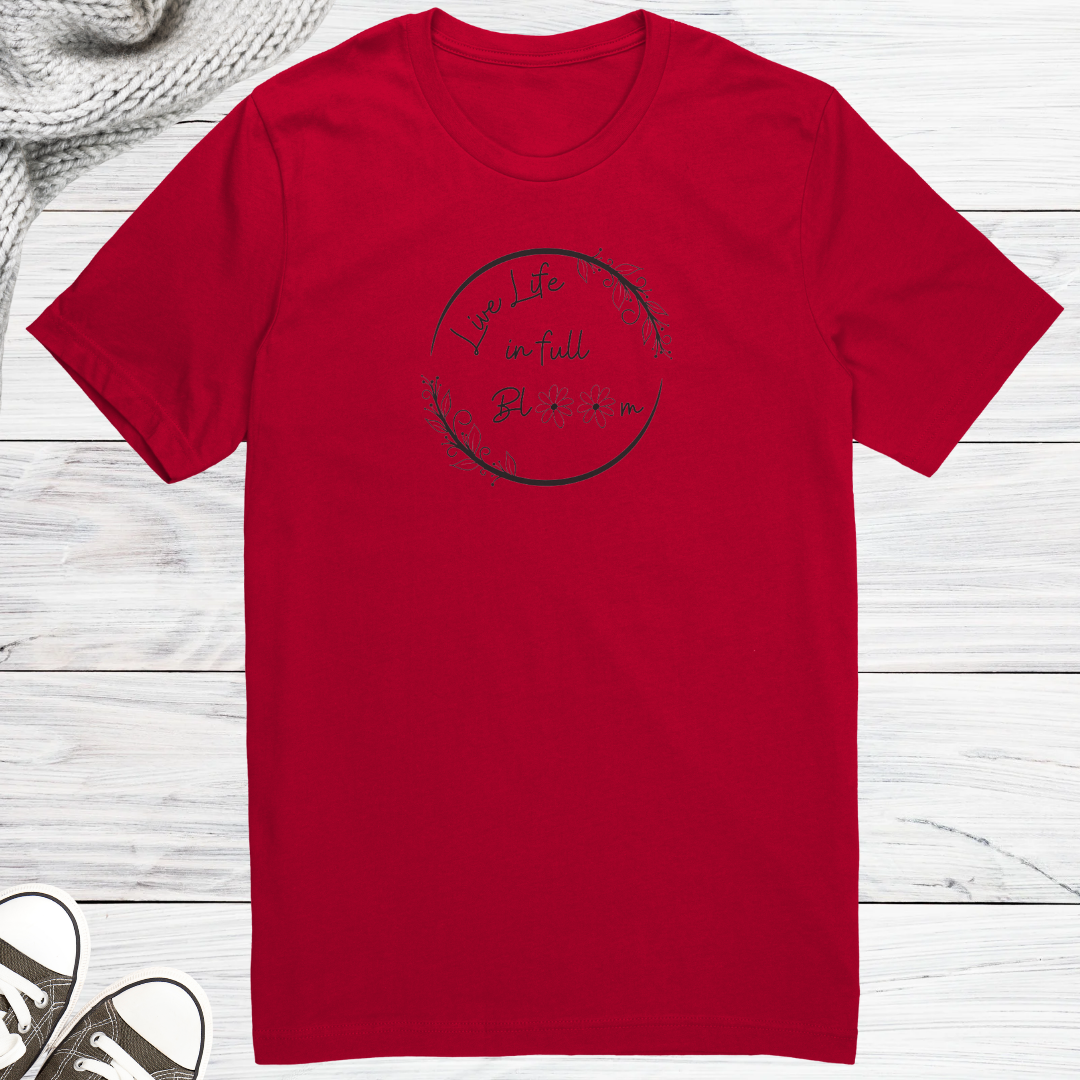 Daisy Floral Shirt, Positive Affirmation Happy Tshirt, Daisy Flower Bloom Shirt, Cute Oversized Unisex TShirt, Gift for Her